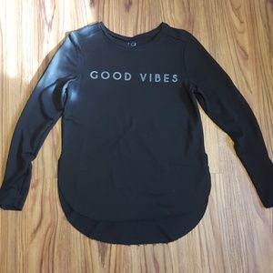 GOOD VIBES long tee
